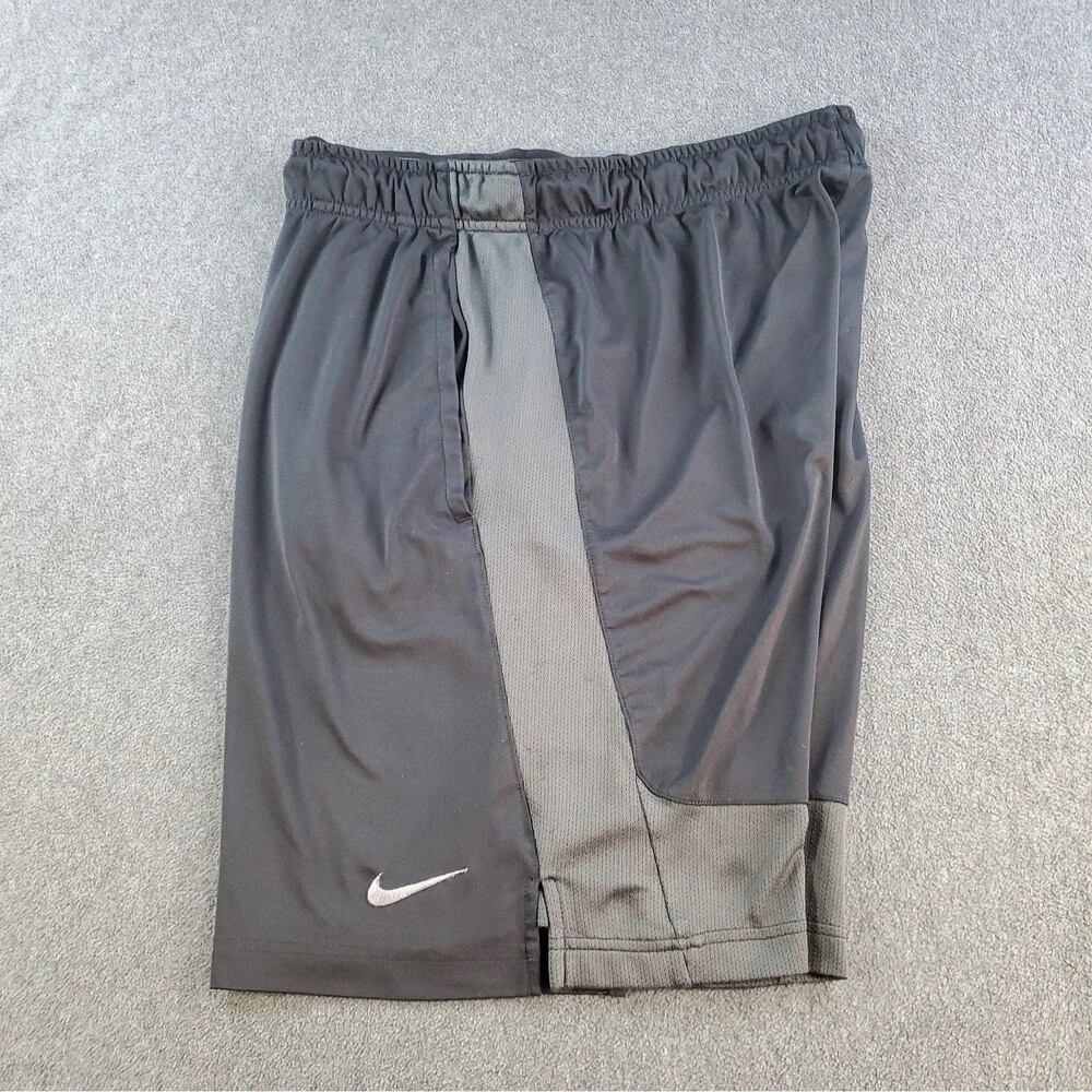 Nike Basketball Shorts Dri-Fit Black Mens Medium